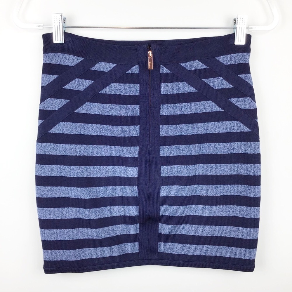 Stretta Aria Bandage Skirt in Blue l Size Medium - Picture 3 of 8